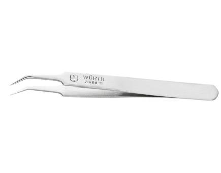 Würth Präzisions-Greifpinzette gebogen 105 mm 