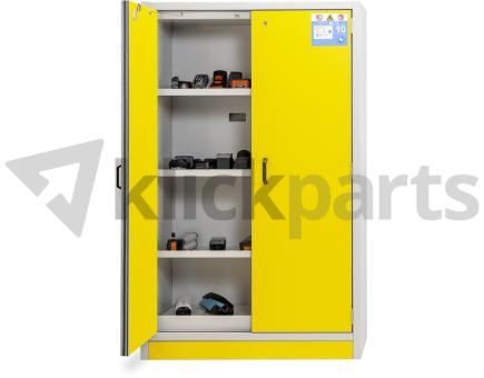 CEMO Akku-Sicherheitsschrank 12/20-FWF90 - Tür gelb RAL 1023 