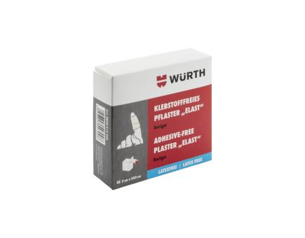 Würth Klebstofffreies Pflaster Elast latexfrei beige WUNDPLST 3X450CM