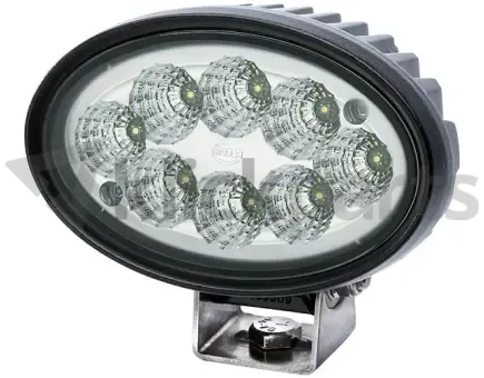 Hella LED Arbeitsscheinwerfer oval / 4000lm / Deutsch-Stecker 