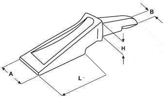 Lader-Hülsenzahn passend für Lehnhoff Vgl.-Nr. 400F 
