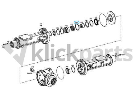 Ausgleichsscheiben-Baukasten ZF 0769.123.497