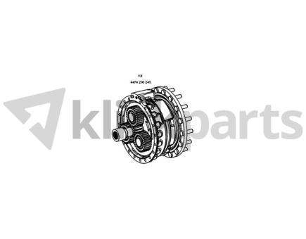 Abtrieb komplett ZF 4474.298.245 