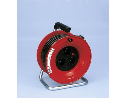 Würth Stahlblech-Kabeltrommel H05VV-F 3G1,5 mm² 50M