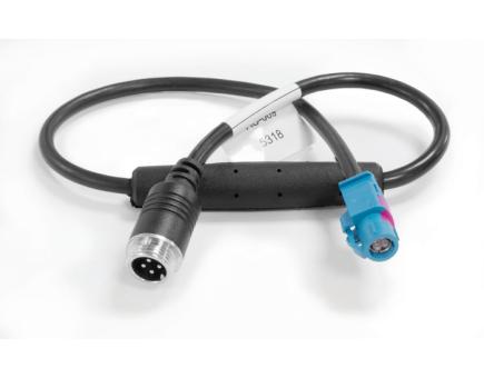 AC-069-90 Adapterkabel für Kamera-Monitor-Systeme Select Kamera auf Scania/MAN Harman ohne Kameravorbereit. 