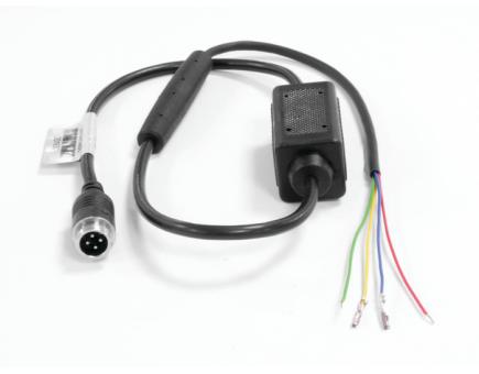 AC-24-12(007) Adapterkabel für Kamera-Monitor-Systeme In-Line 24V / 12V Konverter für Select-Kamera Iveco LKW 