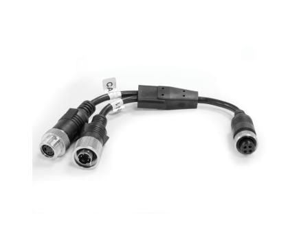 Brigade AC-307 Adapterkabel für Kamera-Monitor-Systeme Splitterkabel 1 x Elite-Kamera an MDR / Monitor 