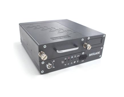 Brigade MDR-508-1-G2-CMR Mobiler Datenrekorder MDR-500 8 Camera, 1TB HDD CMR, 64GB SD (GEN 2)