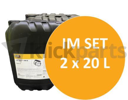 Cat Kombiöl Set – DEO 15W-40 + HYDO 20L 