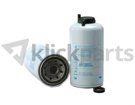 Donaldson P553203 Kraftstofffilter Wasserabscheider Anschraubmodell Twist&Drain 
