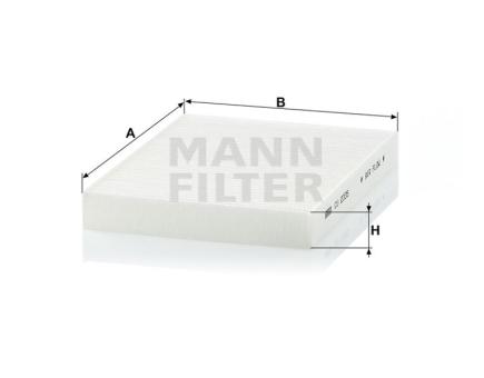 Mann + Hummel Innenraumfilterelement CU 2335 