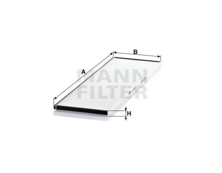 Mann + Hummel Innenraumfilterelement CU 4926 