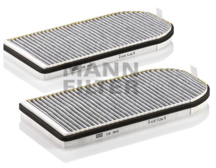 Mann + Hummel Innenraumfilterelement (Aktivkohle) CUK 3642-2 