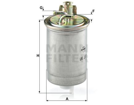 Mann + Hummel Kraftstoff-Leitungsfilter Inline WK 841