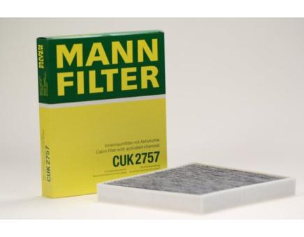 Mann + Hummel Innenraumfilterelement (Aktivkohle) CUK 2757 