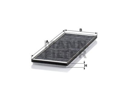 Mann + Hummel Innenraumfilterelement (Aktivkohle) CUK 4251 