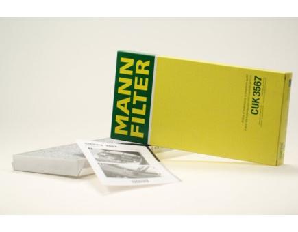 Mann + Hummel Innenraumfilterelement (Aktivkohle) CUK 3567 