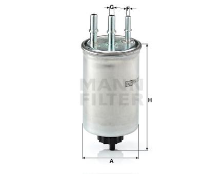 Mann + Hummel Kraftstoff-Leitungsfilter Inline WK 829/3 