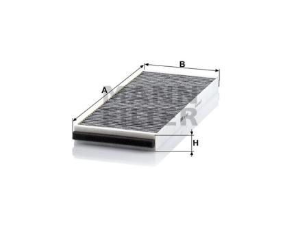 Mann + Hummel Innenraumfilterelement (Aktivkohle) CUK 3955 
