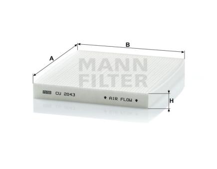 Mann + Hummel Innenraumfilterelement CU 2043 