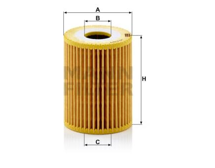 Mann + Hummel Flüssigkeitsfilterelement (metallfrei) HU 719/3 x 