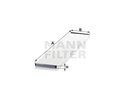 Mann + Hummel Innenraumfilterelement CU 6034 