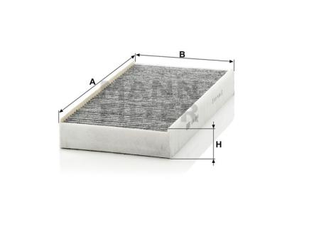 Mann + Hummel Innenraumfilterelement (Aktivkohle) CUK 3240 