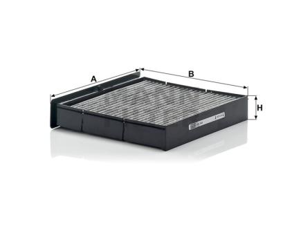 Mann + Hummel Innenraumfilterelement (Aktivkohle) CUK 2430 