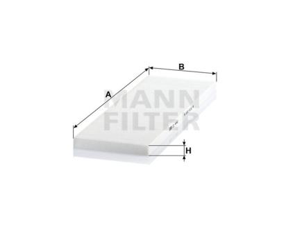 Mann + Hummel Innenraumfilterelement CU 4442 