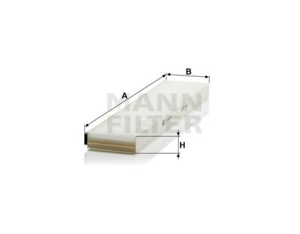 Mann + Hummel Innenraumfilterelement CU 46 001 