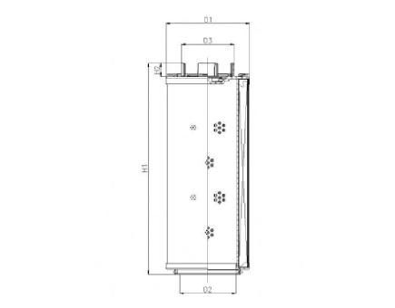 Filtrec Filterelement für Rücklauffilter RHR950G10B0/AB1 