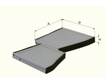 FIL Innenraumfilterelement HC7048 