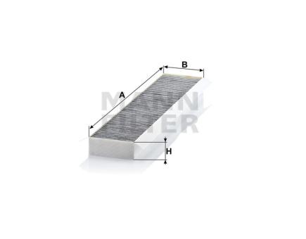 Mann + Hummel Innenraumfilterelement (Aktivkohle) CUK 5141 