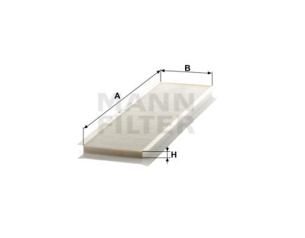 Mann + Hummel Innenraumfilterelement CU 91 001 