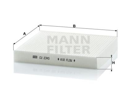 Mann + Hummel Innenraumfilterelement CU 2345 