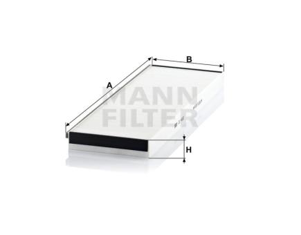Mann + Hummel Innenraumfilterelement CU 4662 