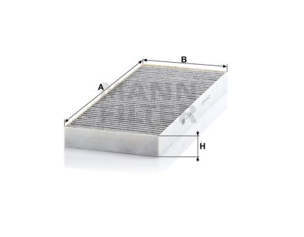 Mann + Hummel Innenraumfilterelement (Aktivkohle) CUK 4179 
