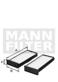 Mann + Hummel Innenraumfilterelement CU 23 001-2 