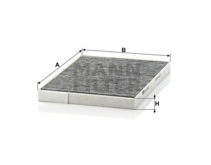 Mann + Hummel Innenraumfilterelement (Aktivkohle) CUK 2620 