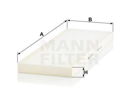 Mann + Hummel Innenraumfilterelement CU 50 001 