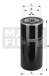 Mann + Hummel Wechselfilter SpinOn WD 731/2