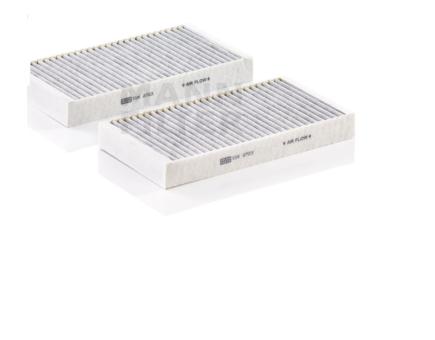 Mann + Hummel Innenraumfilterelement (Aktivkohle) CUK 2723-2 