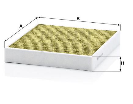 Mann + Hummel Innenraumfilterelement (FreciousPlus) FP 26 010 