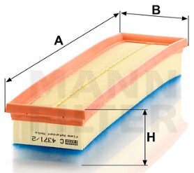 Mann + Hummel Luftfilterelement C 4371/2