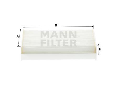 Mann + Hummel Innenraumfilterelement CU 17 001 