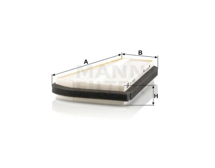 Mann + Hummel Innenraumfilterelement CU 17 003 