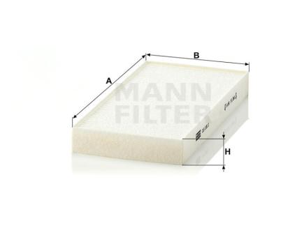 Mann + Hummel Innenraumfilterelement CU 1811-2 