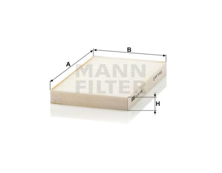 Mann + Hummel Innenraumfilterelement CU 20 005-2 