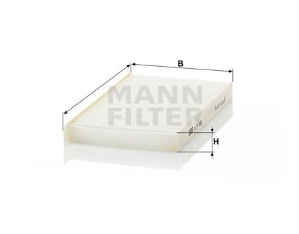 Mann + Hummel Innenraumfilterelement CU 21 005-2 