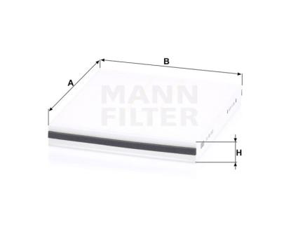 Mann + Hummel Innenraumfilterelement CU 22 003 